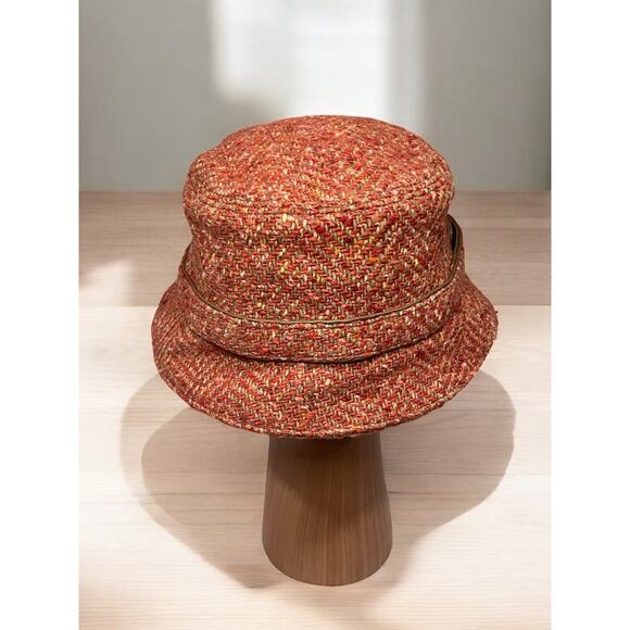 NWT Y2K Coach F80225 Scaro Herringbone Crusher Hat Size P/S main image 4